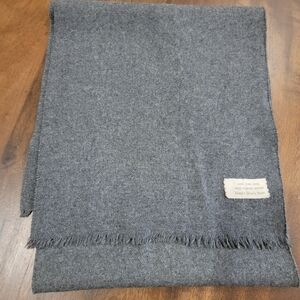 Gray Wool Scarf